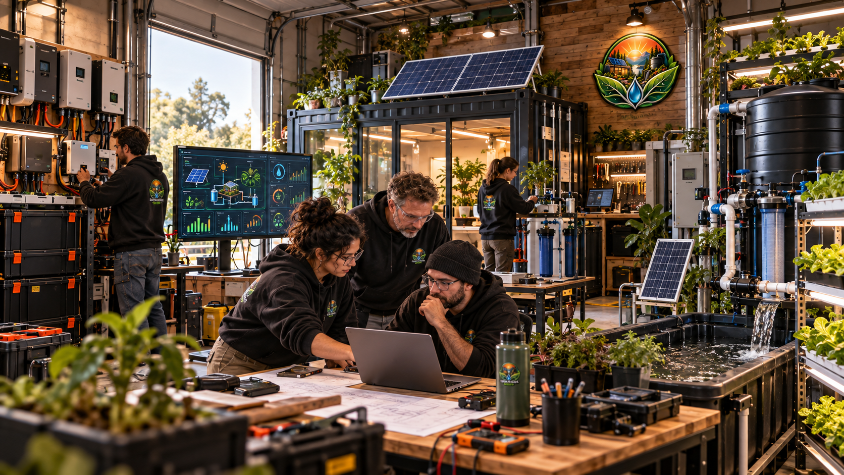 Sustainable Oasis integrated research environment