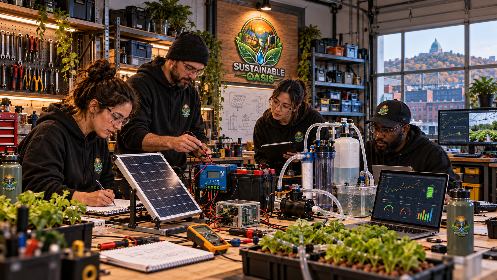 Sustainable Oasis research and experimental laboratory